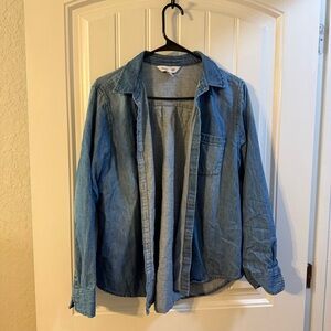 Old Navy Light Blue Denim Shirt